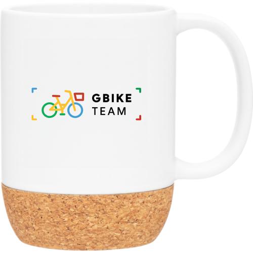 Google GBIKE - Beck 13oz Cork Base Mug
